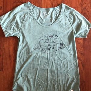 Womens mint TenTree Tee, Size S